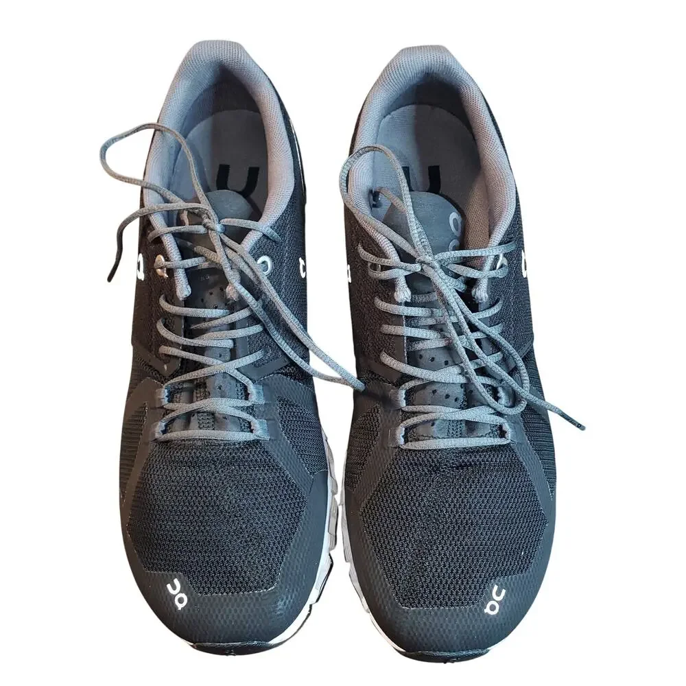 On Cloud Running Shoes Black White Men's US 9 CloudTec Swiss Engineering